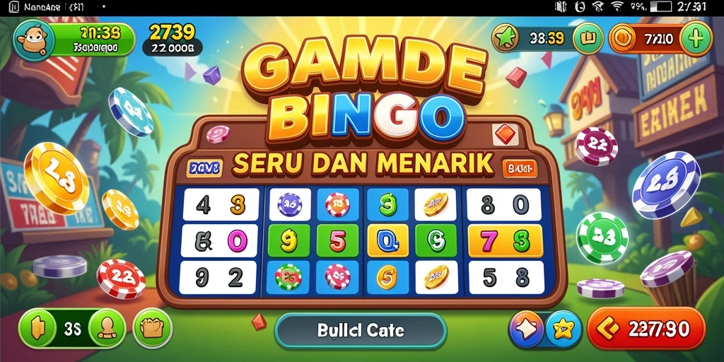 Tampilan gameplay Bingo yang menegangkan dan interaktif.