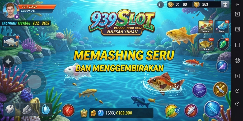 Tangkapan ikan spektakuler dalam gameplay 9399SLOT.