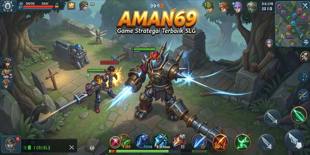 Tampilan gameplay menarik dari AMAN69 dalam genre SLG.