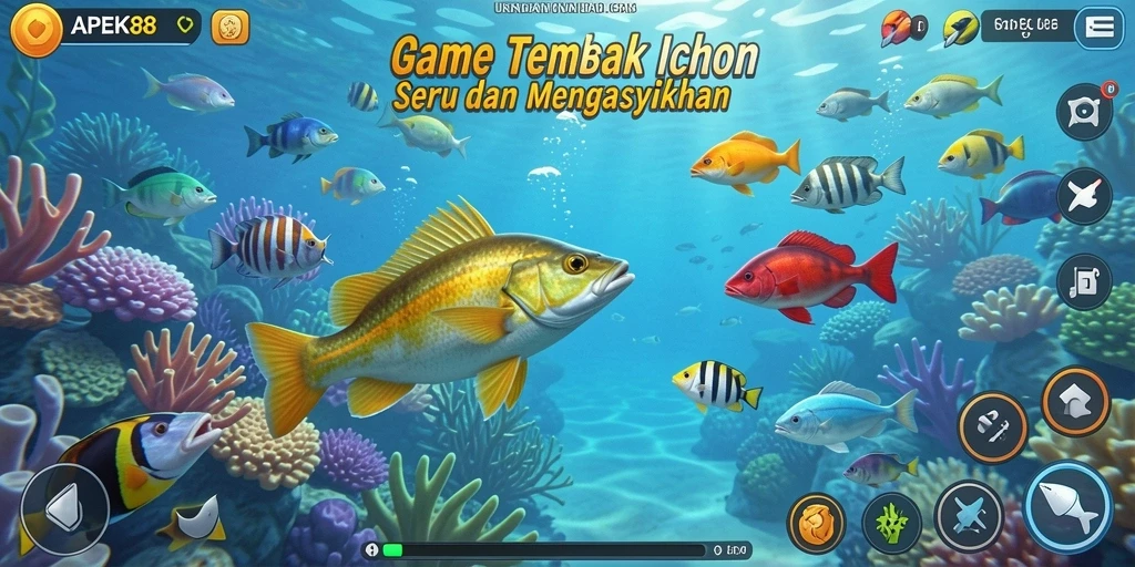 Menampilkan gameplay seru dalam APEK88 yang penuh warna.
