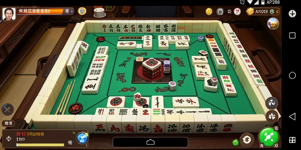 Tangkapan layar utama menampilkan gameplay seru Mahjong di API288.