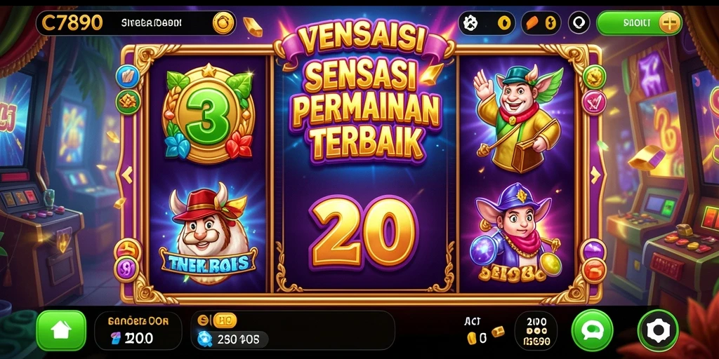 Tampilan gameplay menarik dari C7890 yang memukau.