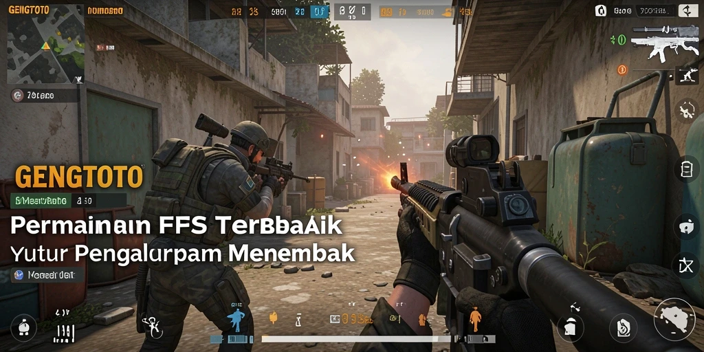 Gameplay menegangkan dalam GENGTOTO dengan aksi tembak menembak.