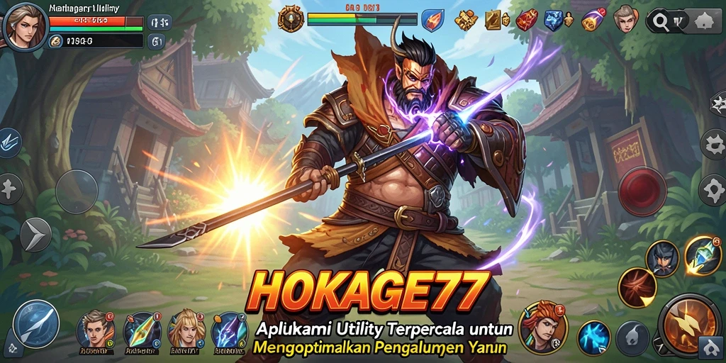 Tampilan antarmuka HOKAGE77 yang intuitif dan mudah digunakan.
