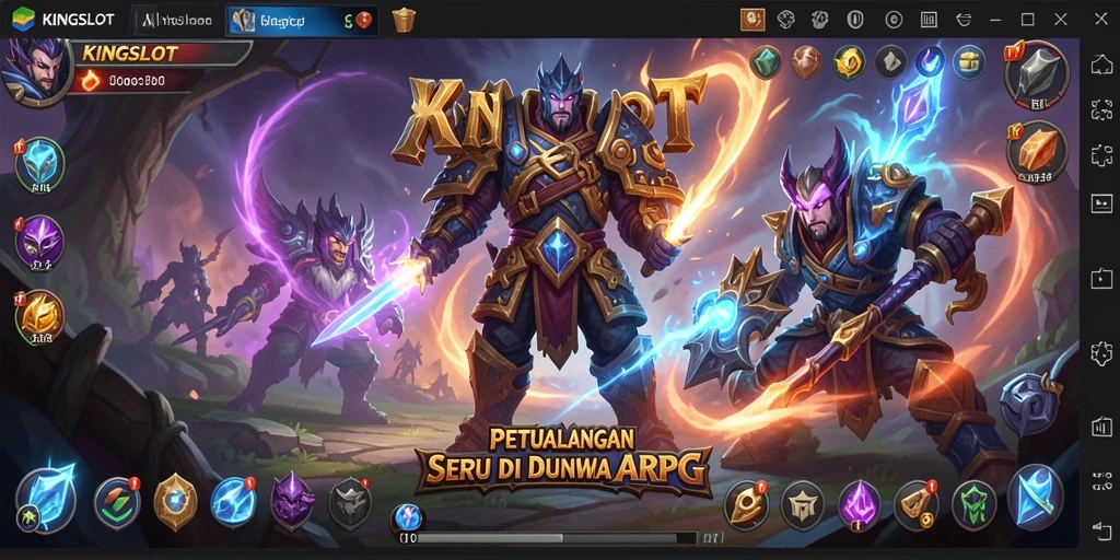 Tampilan gameplay menakjubkan di dunia KINGSLOT.