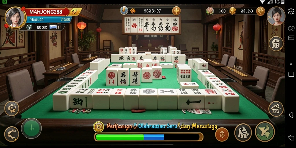 Tampilan gameplay menarik dari MAHJONG288 yang penuh aksi.