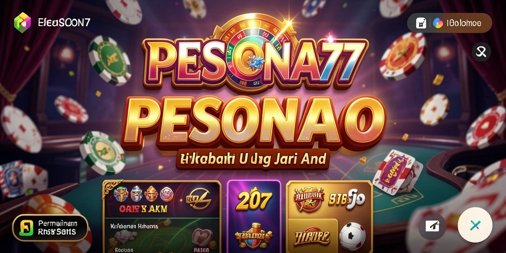 Tampilan menarik dari gameplay PESONA77 yang menyenangkan.