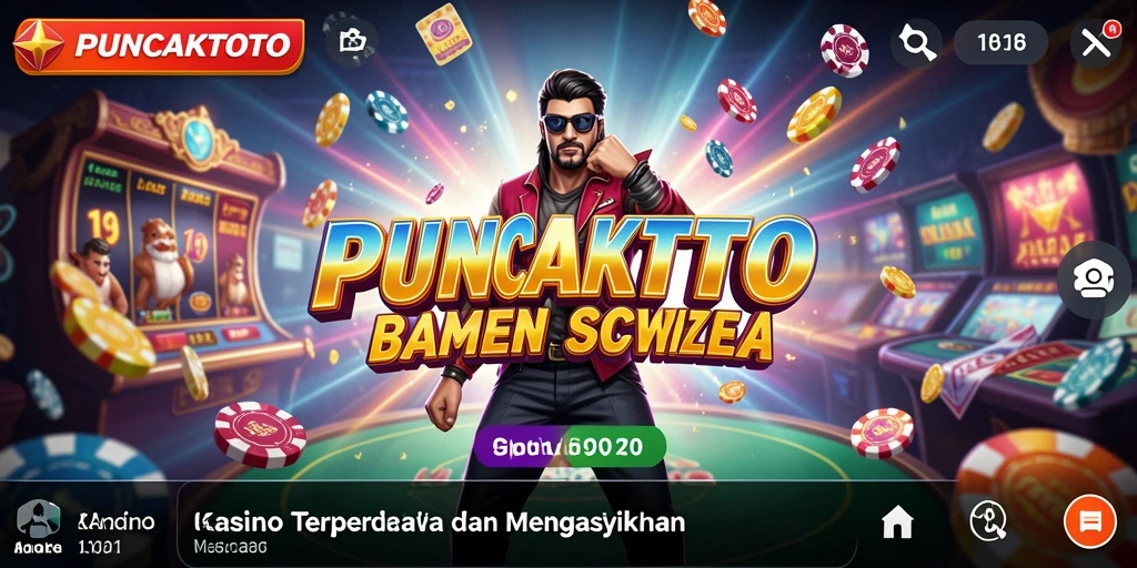 Screenshot gameplay PUNCAKTOTO yang menampilkan keseruan saat bermain Kasino.