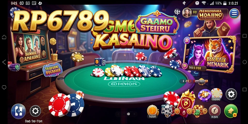 Tampilan menakjubkan dari permainan kasino RP6789 yang menyenangkan.