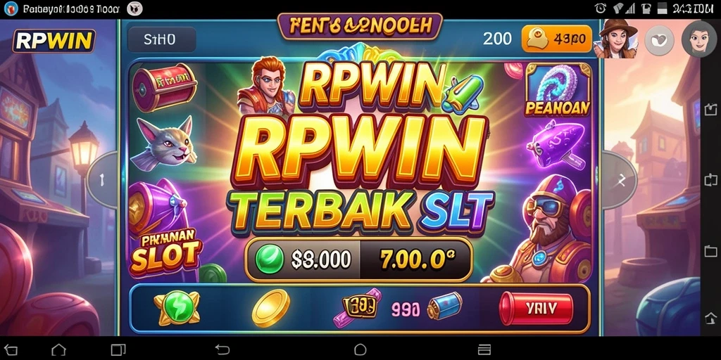 Gameplay Slot RPWIN yang seru dengan animasi yang memukau.