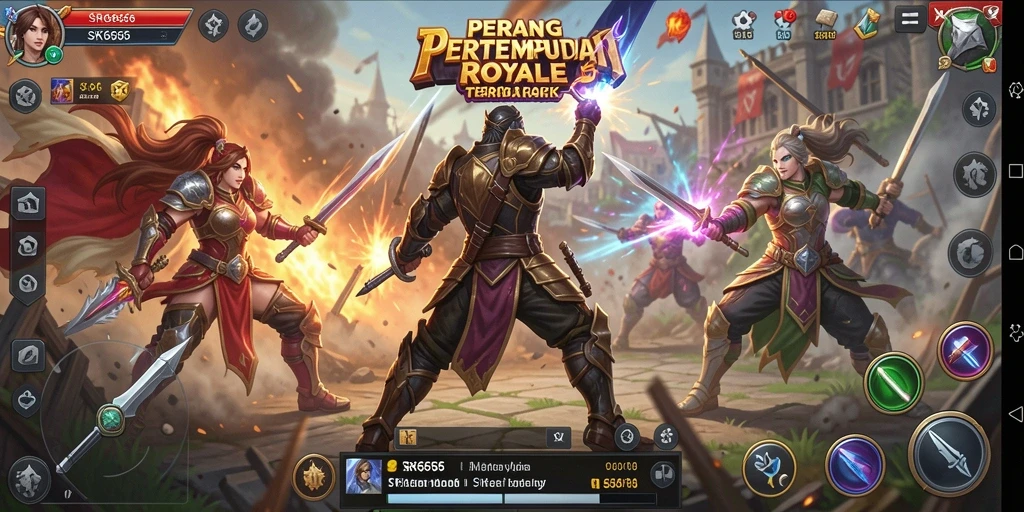 Tangkapan layar gameplay SR6666 yang penuh aksi dan strategi.